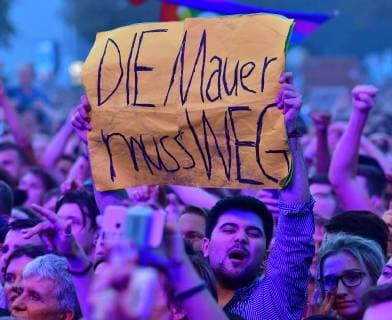 About 50 000 people came to the concert against xenophobia and racism in Chemnitz on early Monday evening 03 09 18 Photo The rapper Trettmann To the free event under the motto We are more in the city center had Copyright: epd-bild WolfgangxSchmidt EDITORIAL USE ONLY