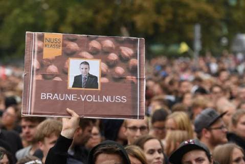 03 09 2018 xkhx Chemnitz We are more up against right-wing hate Prohekt Chemnitz cultural institutions open air concert with 65 000 spectators impressions