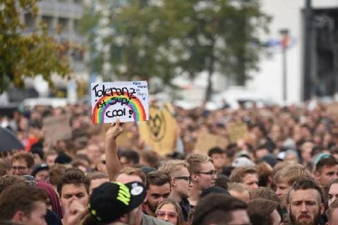 03 09 2018 xkhx Chemnitz We are more up against right-wing hate Prohekt Chemnitz cultural institutions open air concert with 65 000 spectators impressions