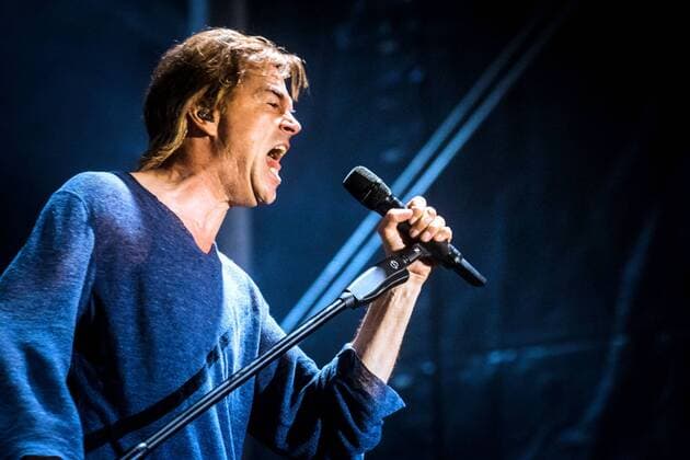 Chemnitz We are more singer Andreas Campino Frege The Toten Hosen during the concert against right-wing extremism and xenophobia We are more on 03 09 2018 in Chemnitz 20180903SFL0034