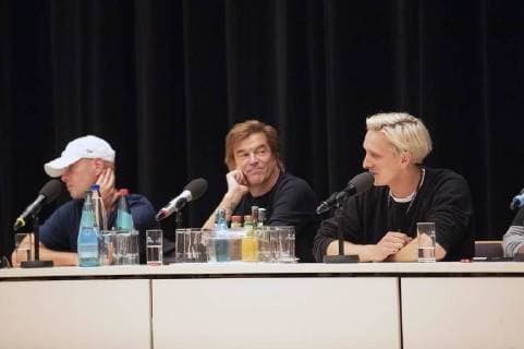 Trettman Campino and Felix Brummer at the press conference for wirsindMore concert against right in the Stadthalle Chemnitz 03 09 2018 Foto:xM.xKremerx xFuturexImage