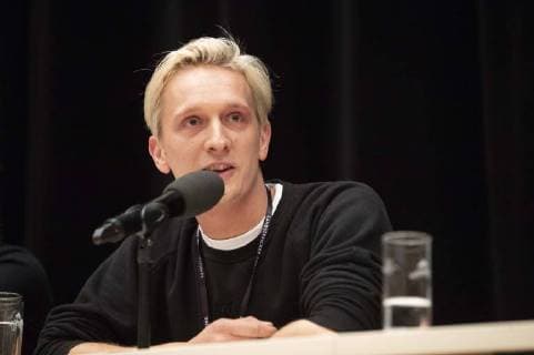 Felix Brummer from Kraftclub at the press conference for the wirsindMore concert against right in the Stadthalle Chemnitz 03 09 2018 Foto:xM.xKremerx xFuturexImage