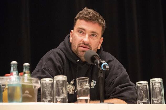Marteria at the press conference for wirsindMore concert against right in the Stadthalle Chemnitz 03 09 2018 Foto:xM.xKremerx xFuturexImage