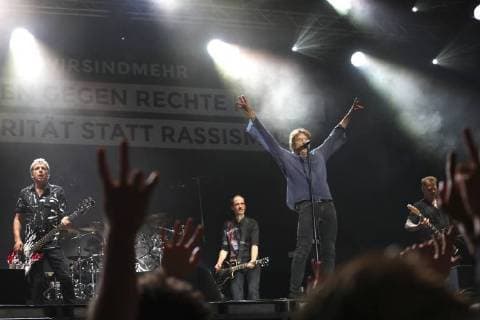The Toten Hosen live at the wirsindMore Concert against right in front of the Johanniskirche Chemnitz 03 09 2018 Foto:xB.xKriemannx xFuturexImage