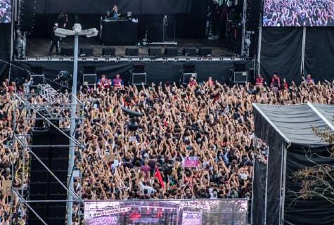 In the picture The concert We are more of in Chemnitz on 03 09 2018 Chemnitz Against right-wing violence We are more concert