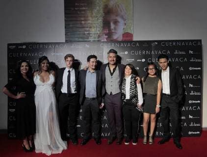 Members of the cast pose upon their arrival on the red carpet of the film Cuernavaca in Mexico City, Mexico, on 4 September 2018. What I wanted is to leave a little hope the director Alejandro Andrade Pease said on the red carpet that preceded the presentation of the film that will be formally released in Mexico next Friday 7 September. Film Cuernavaca have a message of hope, according director !ACHTUNG: NUR REDAKTIONELLE NUTZUNG!  Copyright: xMarioxGuzmánx MEX10 20180905-636717237729725434