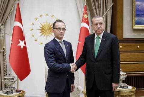 News Themen der Woche KW 36 News Bilder des Tages Bundesaussenminister Heiko Maas (l), SPD, trifft Recep Tayyip Erdogan, Praesident der Republik Tuerkei, 05.09.2018, Ankara, Tuerkei. Ankara Tuerkei *** Federal Foreign Minister Heiko Maas l SPD meets Recep Tayyip Erdogan President of the Republic of Turkey 05 09 2018 Ankara Turkey Ankara Turkey Copyright: xIngaxKjerx