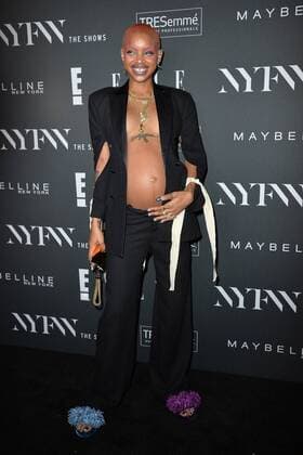 September 6, 2018 - New York, NY, USA - September 5, 2018 New York City..Slick Woods attending the E! Entertainment, Elle and IMG Kick Off Party on September 5, 2018 in New York City. New York USA  - ZUMAny1_ 20180906_zaf_ny1_088 Copyright: xKristinxCallahanx