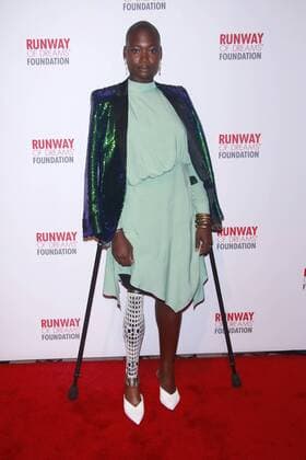 NEW YORK, NY - SEPTEMBER 5: Mama Cax at the Runway of Dreams Foundation Fashion Revolution Event at Cipriani in New York City on September 5, 2018. Copyright: xDiegoxCorredorx