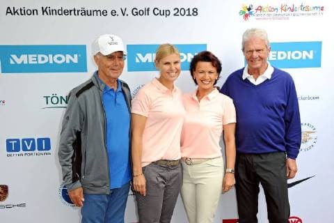 6 Action Childrens Dreams Golf Cup Franz Beckenbauer Anke Huber Margit Tönnies and Dietmar Hopp on the occasion of the 6 Childrens Dreams Golf Cup on 07 09 2018 in St Leon Rot 20180907MWI1465