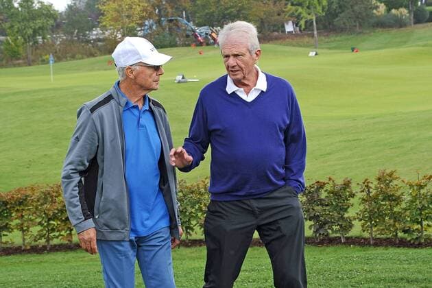 6 Aktion Kinderträume Golf Cup Franz Beckenbauer and Dietmar Hopp on the occasion of the 6 Aktion Kinderträume Golf Cup on 07 09 2018 in St Leon Rot 20180907MWI1520