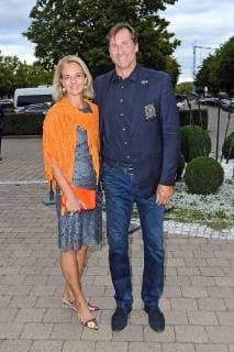 6 Action Childrens Dreams Golf Cup Katrin Sachse and Lars Riedel on the occasion of the 6 Childrens Dreams Golf Cup on 07 09 2018 in St Leon Rot 20180907MWI1641