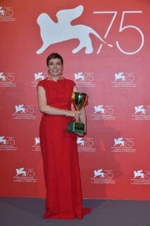 75th Venice Film Festival, Photocall Award Ceremony Winners. Pictured: Olivia Colman - Coppa Volpi best actress  Copyright: xSimonexComi Veneziax2018x xIPAx xVeneziax