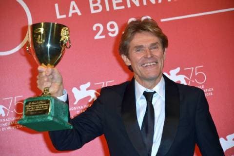 75th Venice Film Festival, Photocall Award Ceremony Winners. Pictured: Willem Dafoe - Coppa Volpi for Best Actor  Copyright: xSimonexComi Veneziax2018x xIPAx xVeneziax
