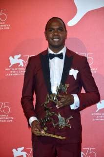 75th Venice Film Festival, Photocall Award Ceremony Winners. Pictured: Baykali Ganambarr - Marcello Mastroianni Award  Copyright: xSimonexComi Veneziax2018x xIPAx xVeneziax