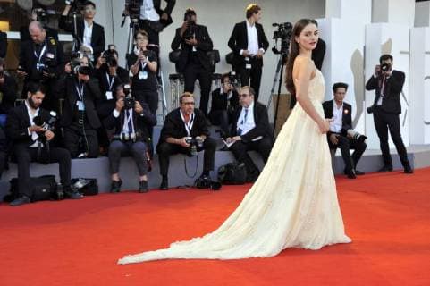 75th Venice Film Festival 2018, Red carpet Cerimonia di Chiusura . Pictured: Aisling Franciosi  Copyright: xCamillaxMorandi Veneziax xIPAx xVeneziax
