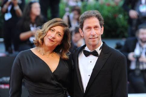 Venice Biennale Mostra del Cinema VENICE ITALY Tim Blake Nelson and Lisa Benavides at the 75th Venice Film Festival in Venezia Italia