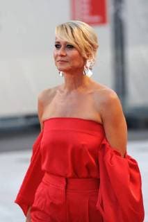 Venezia Italia Venice Film Festival Venice Cinema VENICE ITALY Trinley Dyrholm walk the red carpet of the Ceremony ceremony at the 75th Venice Film Festival in Venezia Italia