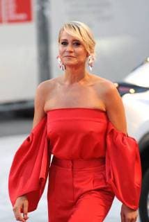 Venezia Italia Venice Film Festival Venice Cinema VENICE ITALY Trinley Dyrholm walk the red carpet of the Ceremony ceremony at the 75th Venice Film Festival in Venezia Italia