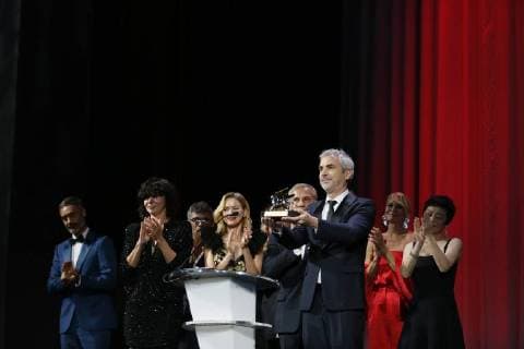 VENICE - September 8: Alfonso Cuaron for the Best Film awards on September 8, 2018 in Venice, Italy.(By Mark Cape Insidefoto) markxcape
