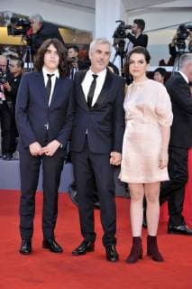 Olmo Teodoro Cuaron Alfonso Cuaron and Tess Bu Cuaron at the 75th Venice International Film Festival at the Palazzo del Casino on September 09,2018 in Venice Italy Foto:xL.xFontanax xFuturexImage