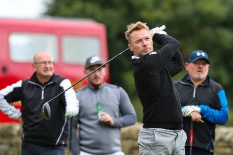 Ronan Keating during the Graham Wylie Foundation- Have A Heart- golf day with Lee Westwood and Ronan Keating at Close House Golf Club, Heddon on the wall, England on 10 September 2018. Copyright: xThomasxGaddx PMI-2224-0006