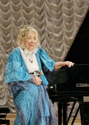Japanese pianist Ingrid Fujiko Hemming is pictured on stage during the opening of the 75th concert season at the Chernihiv Regional Philharmonic Centre of Festivals and Concerts, Chernihiv, northern Ukraine, September 6, 2018. Ukrinform. Japanese pianist Ingrid Fujiko Hemming inaugurates 75th concert season in Chernihiv  Copyright: xKoshmalxVictorx