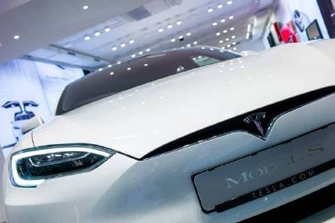 September 10, 2018 - Barcelona, Spain - A view of Tesla Model S, in Barcelona, Spain, on September 10, 2018. Barcelona Spain  - ZUMAn230 20180910_zaa_n230_775 Copyright: xManuelxRomanox