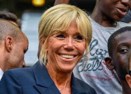 Brigitte Macron FOOTBALL : Varietes Club de France vs Equipe de France des Parlementaires - Saint Denis - 12 09 2018 FedericoPestellini Panoramic 