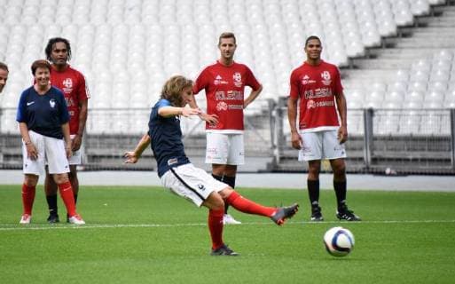 Marinette Pichon ( PARLEMENTAIRES ) FOOTBALL : Varietes Club de France vs Equipe de France des Parlementaires - Saint Denis - 12 09 2018 FedericoPestellini Panoramic 