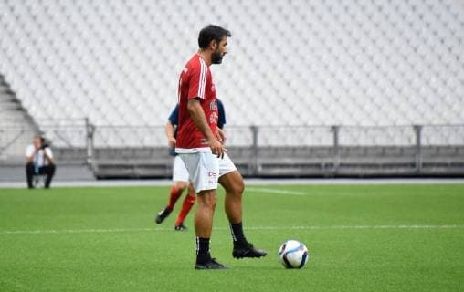 PIRES Robert ( Variete France ) FOOTBALL : Varietes Club de France vs Equipe de France des Parlementaires - Saint Denis - 12 09 2018 FedericoPestellini Panoramic 