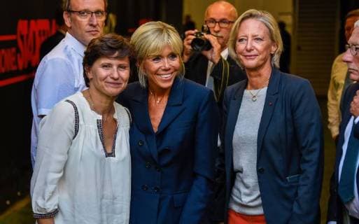 Brigitte Macron - Sophie Cluzel ( Chargee des Personnes Handicapees ) - Roxana Maracineanu ( Ministre des Sports ) FOOTBALL : Varietes Club de France vs Equipe de France des Parlementaires - Saint Denis - 12 09 2018 FedericoPestellini Panoramic 