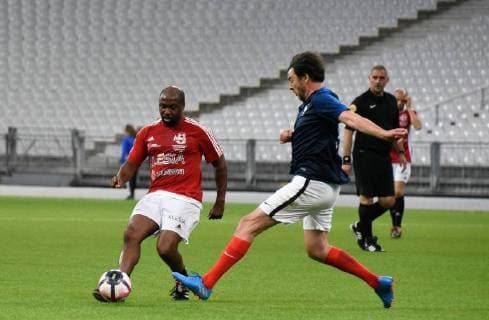 MALM Robert ( Variete France ) FOOTBALL : Varietes Club de France vs Equipe de France des Parlementaires - Saint Denis - 12 09 2018 FedericoPestellini Panoramic 