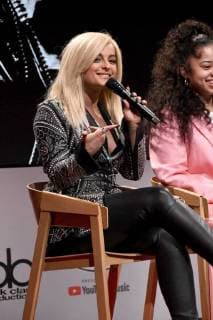 12 September 2018 - Los Angeles, California - Bebe Rexha. 2018 American Music Awards Nominations Announcement held at the YouTube Space LA. Photo Credit: Birdie Thompson AdMedia 230026 2018-09-12 CA Los Angeles Etats-Unis  Copyright: xAdMediax STAR_230026_030