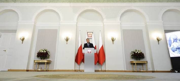 September 12, 2018 - Warsaw, Poland - President Duda announces recipients of the Order of the White Eagle at at the Presidential Palace in Warsaw, Poland on September 12, 2018. The Order of the White Eagle is the highest order civilians and military can receive for their merits. Warsaw Poland  - ZUMAn230 20180912_zaa_n230_385 Copyright: xJaapxArriensx
