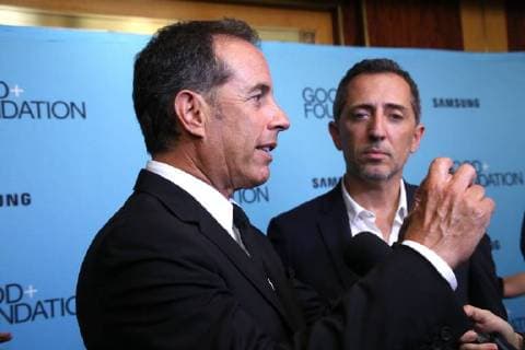 September 12, 2018 - New York, N.Y, USA - JERRY SEINFELD, GAD ELMALEH attend the 2018 Good+ Foundation An Evening of Comedy and Music Benefit,.Carnegie Hall, NYC.September 12, 2018.Photos by , Globe Photos Inc New York USA - ZUMAms4_ 20180912_zaa_ms4_016 Copyright: xSoniaxMoskowitzx