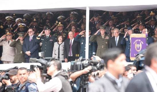 September 13, 2018 - Mexico City, Mexico - U.S. Marine Corps Gen. Joe Dunford, chairman of the Joint Chiefs of Staff, views the NiÃÂ¦os Heroes de Chapultepec Commemorative Ceremony in Mexico City, Mexico, Sept. 13, 2018. This event honors the bravery of six teenage Mexican military cadets defending Chapultepec Castle from U.S. forces near the end of the Mexican-American War. Mexico City Mexico - ZUMAic07 20180913_zan_ic07_103 Copyright: xUsxJointxStaffx