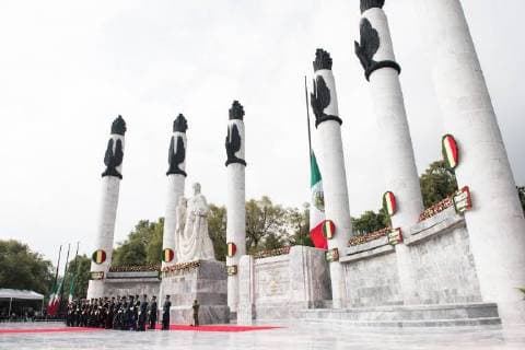 September 13, 2018 - Mexico City, Mexico - Mexican Military Cadets await the start of the NiÃÂ¦os Heroes de Chapultepec Commemorative Ceremony in Mexico City, Mexico, Sept. 13, 2018. This event honors the bravery of six teenage Mexican military cadets defending Chapultepec Castle from U.S. forces near the end of the Mexican-American War. Mexico City Mexico - ZUMAic07 20180913_zan_ic07_091 Copyright: xUsxJointxStaffx
