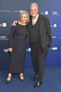 Peter Maria Simonischek, Ehefrau Brigitte Karner Ankunft zum Schauspielpreis im Kino Zoo Palast in Berlin am 14.09.2018 *** Peter Maria Simonischek wife Brigitte Karner arrival to the actors prize at the Kino Zoo Palast in Berlin on 14 09 2018