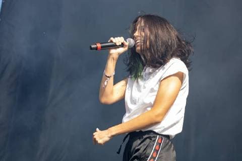 September 14, 2018 - Chicago, Illinois, U.S - NADEZHDA NADYA TOLOKONNIKOVA of Pussy Riot during Riot Fest at Douglas Park in Chicago, Illinois Chicago U.S. - ZUMAs135 20180914_zap_s135_024 Copyright: xDanielxDeSloverx