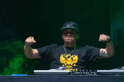September 14, 2018 - Chicago, Illinois, U.S - MIX MASTER MIKE (MICHAEL SCHWARTZ) performs with Cypress Hill during Riot Fest at Douglas Park in Chicago, Illinois Chicago U.S. - ZUMAs135 20180914_zap_s135_047 Copyright: xDanielxDeSloverx