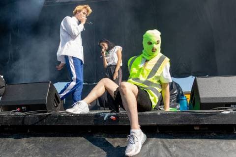 September 14, 2018 - Chicago, Illinois, U.S - NADEZHDA NADYA TOLOKONNIKOVA of Pussy Riot during Riot Fest at Douglas Park in Chicago, Illinois Chicago U.S. - ZUMAs135 20180914_zap_s135_050 Copyright: xDanielxDeSloverx