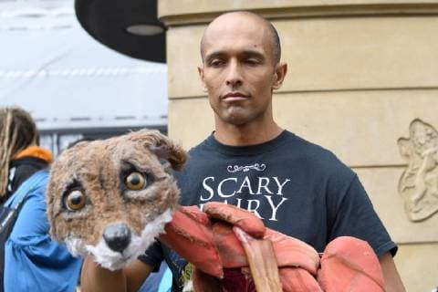 Animal rights activists target London Fashion Week with the largest fur protests seen at the event in a decade, London. SEPTEMBER 15th 2018  SLIx183176