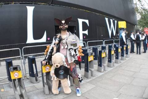 Animal rights activists target London Fashion Week with the largest fur protests seen at the event in a decade, London. SEPTEMBER 15th 2018  SLIx183176