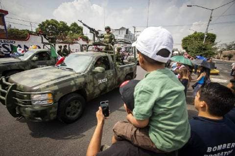 September 16 2018 EUM20180916NAC44 JPG QUERETARO Qro Commemorations Celebrations Independence September 16, 2018 Aspect of the Military Civic Parade commemorating the 208th anniversary of the beginning of the Independence of Mexico in the streets of the first square of this capital Photo Agency THE UNIVERSAL RCC  - ZUMAu78_ 20180916_zaf_u78_073 Copyright: xDemianxChavezx