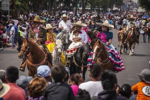 September 16 2018 EUM20180916NAC43 JPG QUERETARO Qro Commemorations Celebrations Independence September 16, 2018 Aspect of the Military Civic Parade commemorating the 208th anniversary of the beginning of the Independence of Mexico in streets of the first square of this capital Photo Agency THE UNIVERSAL RCC  - ZUMAu78_ 20180916_zaf_u78_074 Copyright: xDemianxChavezx