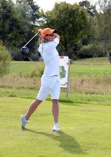 Hamburg the 17 September 2018 Numerous celebrities played today a charity golf tournament in the Golf Club Treudelberg in Hamburg Already yesterday the Players Night of the Eagles Charity Golf Club took place in the Steigenberger Hotel Treudelberg Image info The German football World Champion Renate Lingor actual