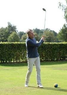 Hamburg the 17 September 2018 Numerous celebrities played a charity golf tournament today at Golf Club Treudelberg in Hamburg Already yesterday, the Players Night of the Eagles Charity Golf Club took place at the Steigenberger Hotel Treudelberg Image Info Manfred Manni Kaltz was known for his banana flanks at HSV Hamburger SV On the golf course