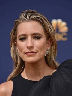 Australian entertainment reporter Renee Bargh attends the 70th annual Primetime Emmy Award at the Microsoft Theater in downtown Los Angeles on September 17, 2018.  LAP20180917006 CHRISTINExCHEW