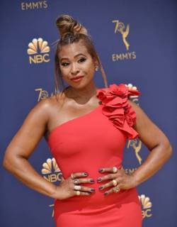 Television personality Tanika Ray attends the 70th annual Primetime Emmy Award at the Microsoft Theater in downtown Los Angeles on September 17, 2018.  LAP20180917008 CHRISTINExCHEW